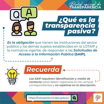 PuertoGye's tweet photo. 🔍 #TransparenciaDPE | La #LOTAIP obliga a entregar información pública, protegiendo los datos personales. https://t.co/XjYGfJsCOA