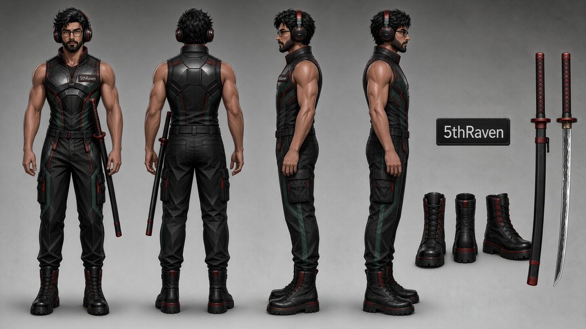 Xx5thRavenxX's tweet photo. Basic character sheet for anyone wanting to use this chud in their version of slop, lol! https://t.co/OB75bqDJwa