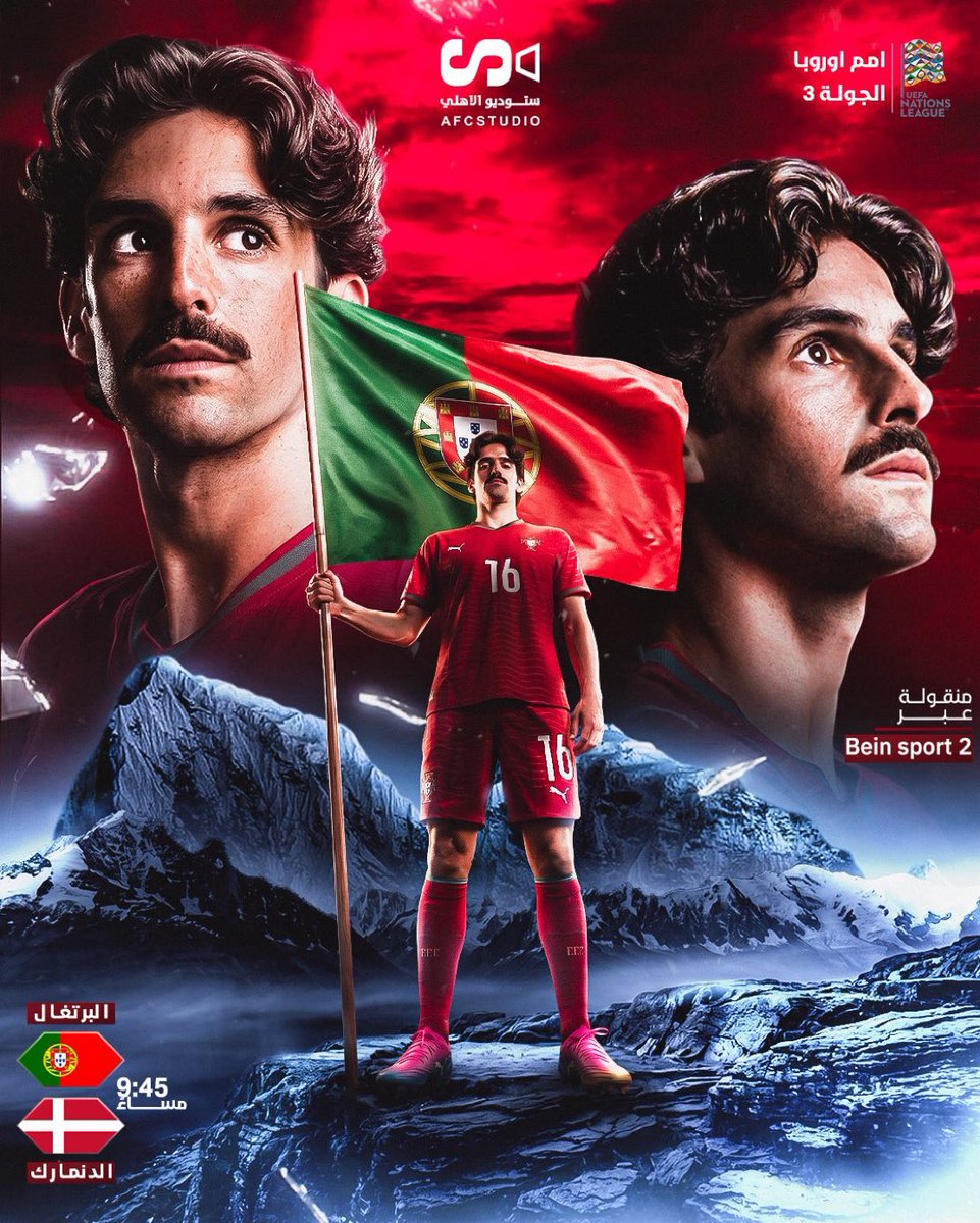 KORH_TAIM's tweet photo. 🇵🇹 البرتغال تواجه الدنمارك اليوم عند الساعة 9:45 مساءً.

غياب الدون 🇵🇹❌ يفرض نفسه على المشهد، والأنظار تتجه نحو بقية نجوم المنتخب.

كل التوفيق للاعبنا ترينكاو 💚🇵🇹🔥

#البرتغال_الدنمارك https://t.co/tAGIoplKTF