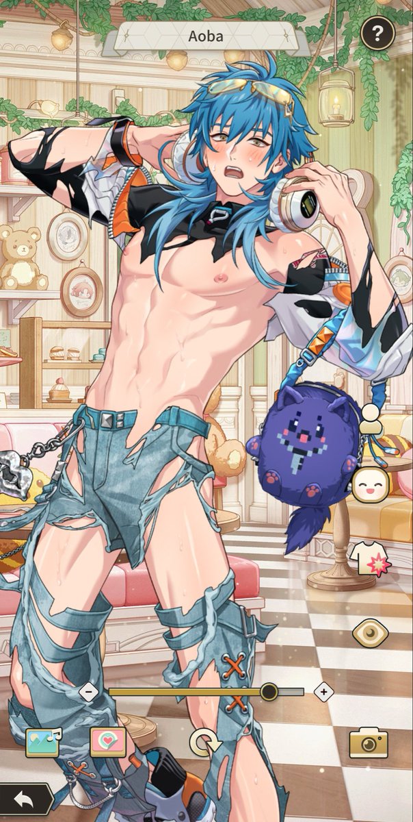 sakumintsu's tweet photo. the concept of aoba going commando in jeans is stressing me out…..boy your tip is gonna chafe off…… https://t.co/qI53KSq6U4