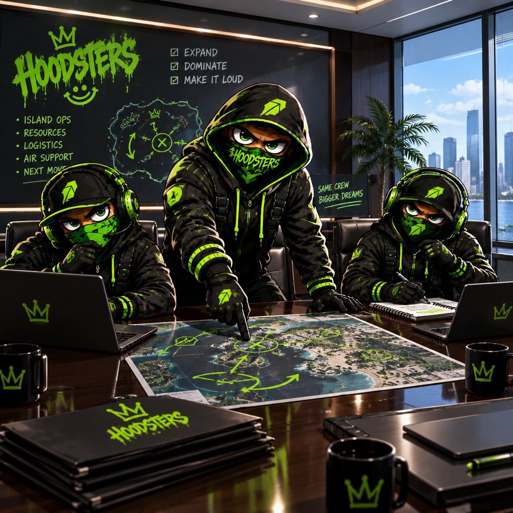 HOODSTERS_RH's tweet photo. T-minus 24 hrs til launch, will be hosting a space around 11pm CT tonight. Chance for everyone to hear from DEV and get to know the community. https://t.co/NR11AoRWLv