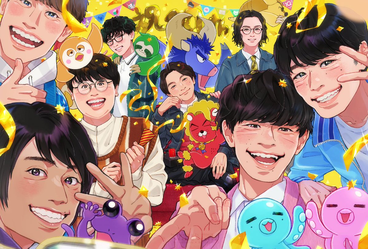 19670615t's tweet photo. QuizKnock10周年、おめでとうございます…‼🎉
問ちゃんのおかげで競技クイズの面白さを知り、言ちゃんも大好きになって、今はお顔も知らない方々含めQKの皆様が本当に大好き。今日を一緒にお祝いできて心から幸せです。
いつも本当にありがとうございます、これからも皆様に光がありますように…‼✨ https://t.co/KiEzrOa33y