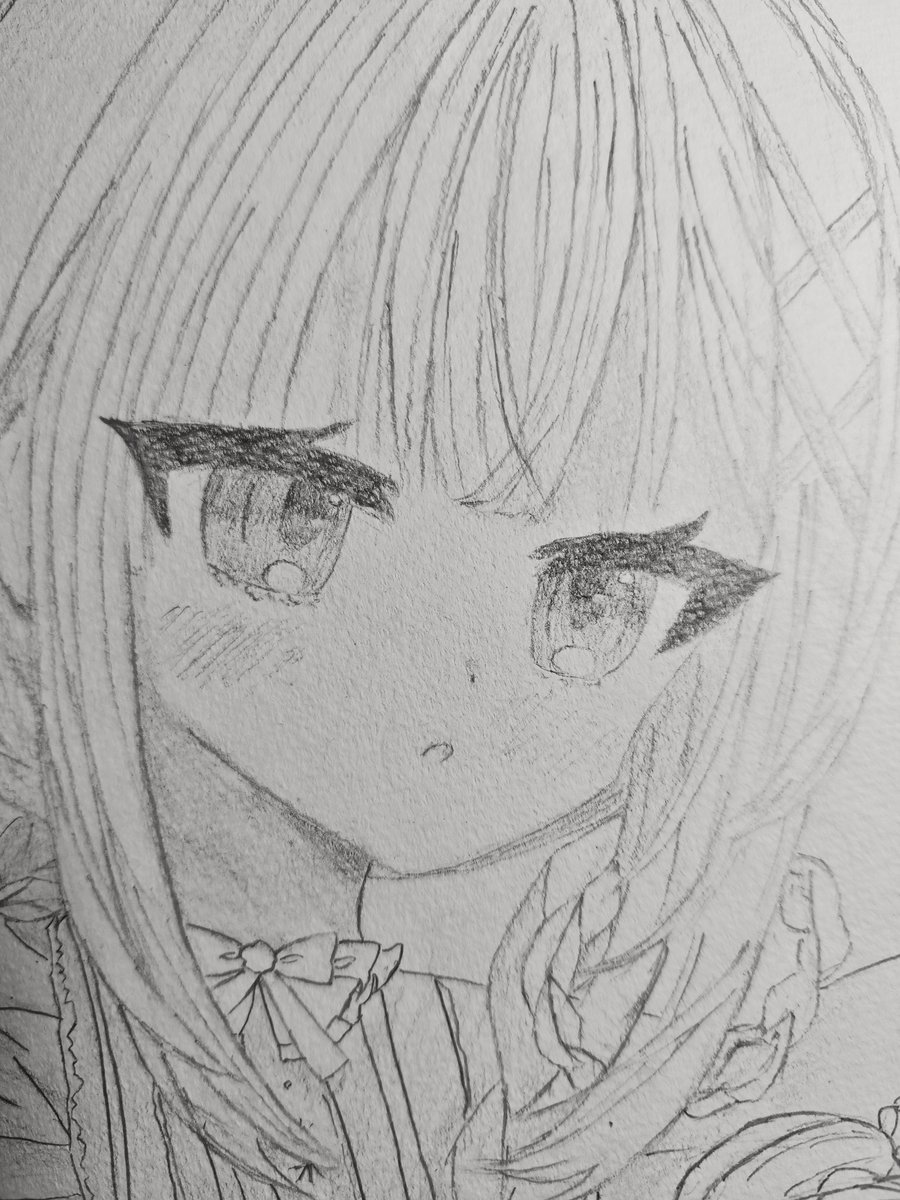 9pz6u's tweet photo. #あわゆき絵
FA初めて描いてみました！
一枚目 通常絵
二枚目 文字付き
三枚目 ちょっと滑らかver.
四枚目 お顔ドアップ差分
顔は目が少し見切れるくらいまでズームするとより鮮明にわかりますが、なんかめっちゃ可愛いです。 https://t.co/j5qxjsiX34