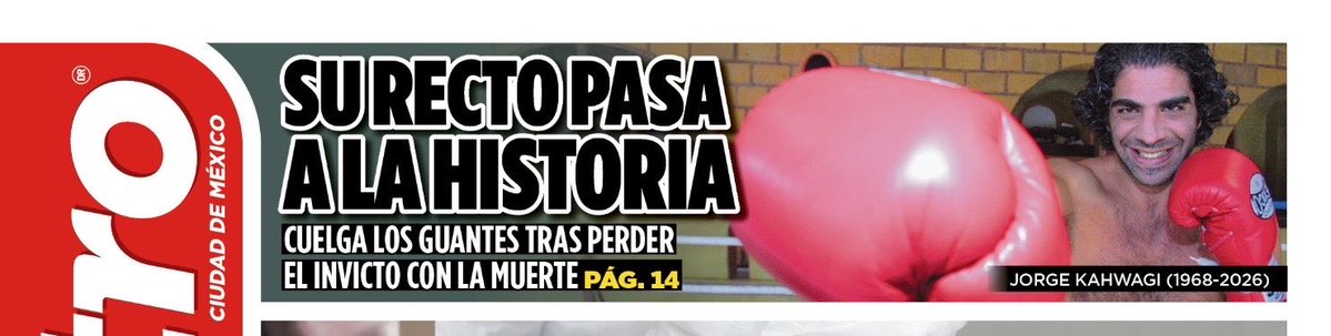 PeriodicoMETRO's tweet photo. 🥊 Pasa el recto de Kahwagi a la historia https://t.co/J2Xb2JPSvA