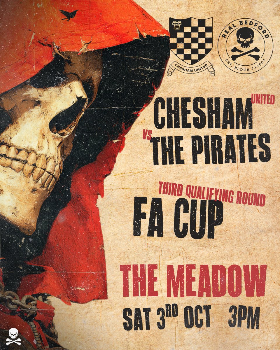 realbedford's tweet photo. Our FA Cup campaign continues 😤🏆

Due to high demand, we’ve upgraded to a bigger fan coach, meaning even more Pirates can make the trip 🚌

Tickets are going fast, so secure your seat now and back the Pirates on the road. 

ℹ️ | https://t.co/FrVxeCFog5 https://t.co/EO0o2mw2fS