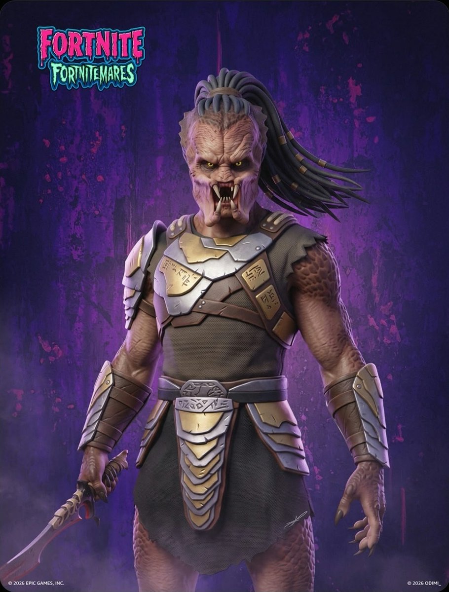 GeektasticGilly's tweet photo. Predator I knew we were gonna get vs Predator I knew we weren't gonna get. Thanks for saving me money @Fortnite https://t.co/IGjZuEmEPS