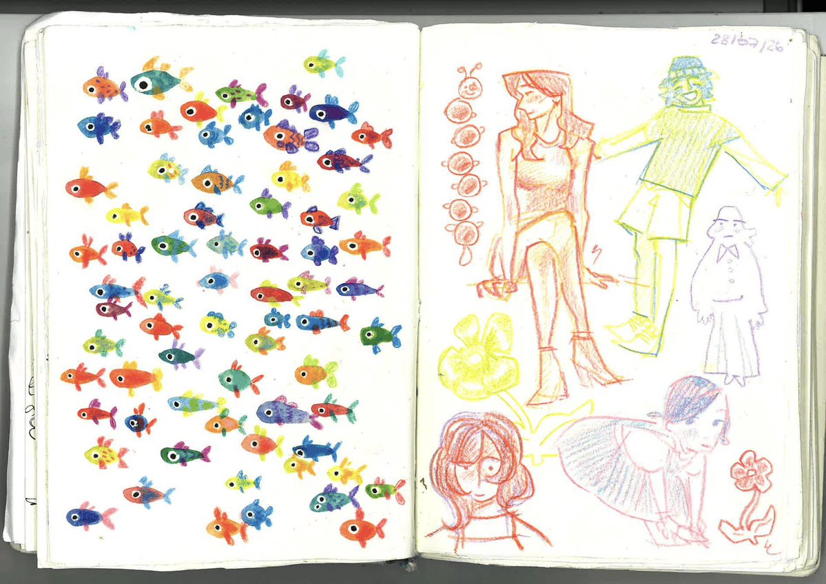 ascoevs's tweet photo. scanned some sketchbook spreads https://t.co/jfaGKDhUjs