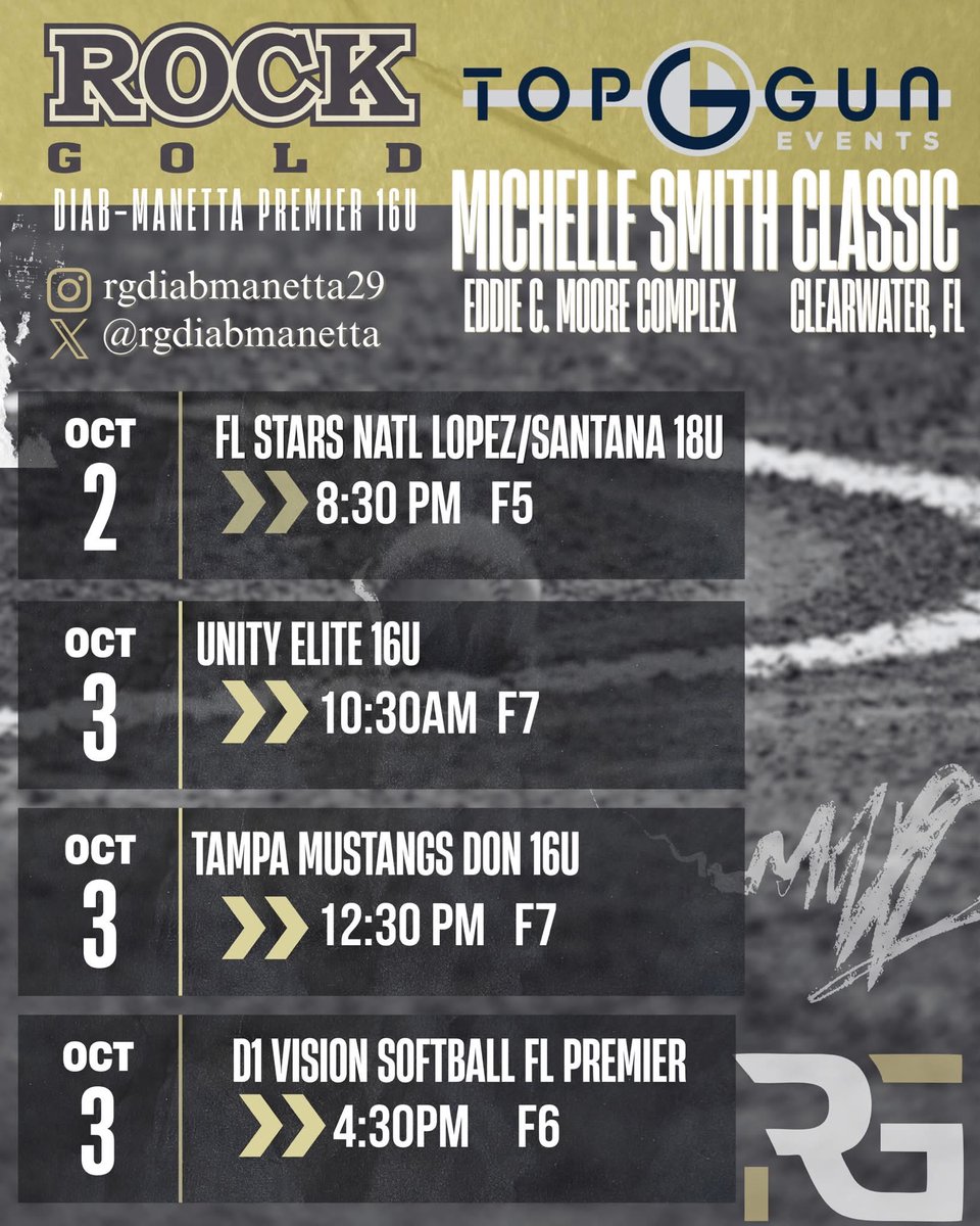RaeganHolko2030's tweet photo. Excited to get our fall season started! @RGDiabManetta @RockGoldManetta #softball #classof2030 #pitcher #studentathlete #goldstandard #2030pitcher #RoadtoRecruiting https://t.co/oURjjyEYx4