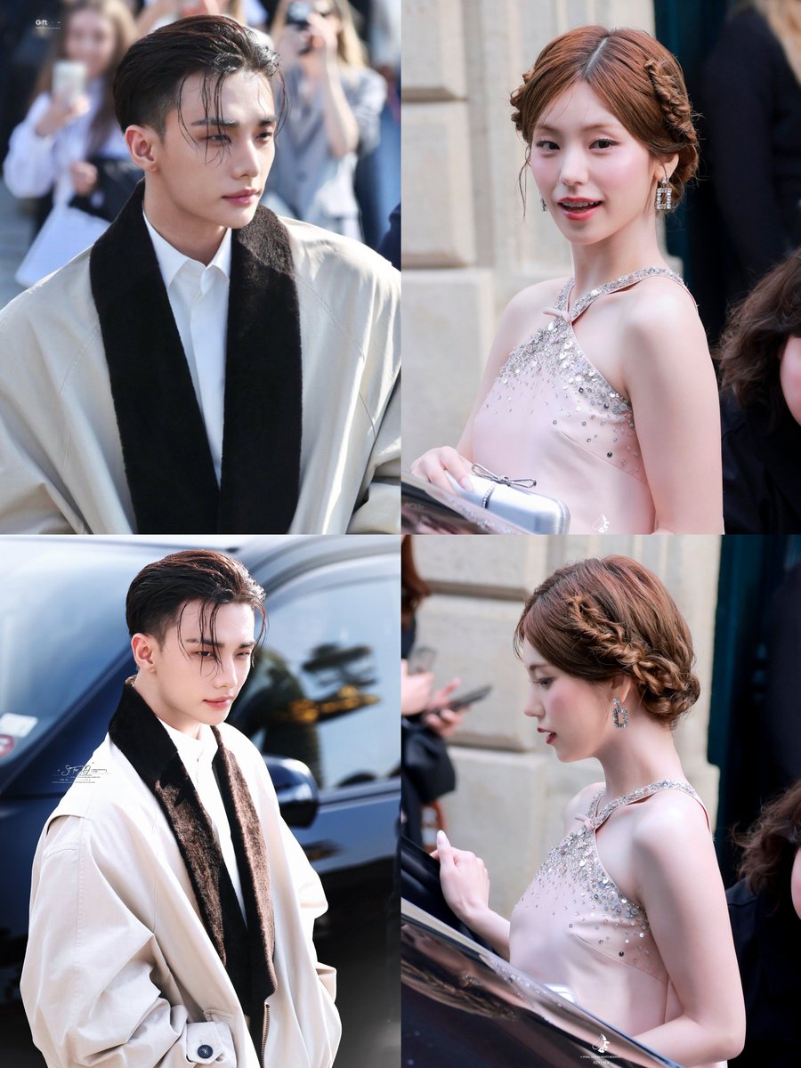 daily2hwangs's tweet photo. Hyunjin and Yeji at Dior and Roger Vivier shows for PFW https://t.co/6oD1V8rrUg