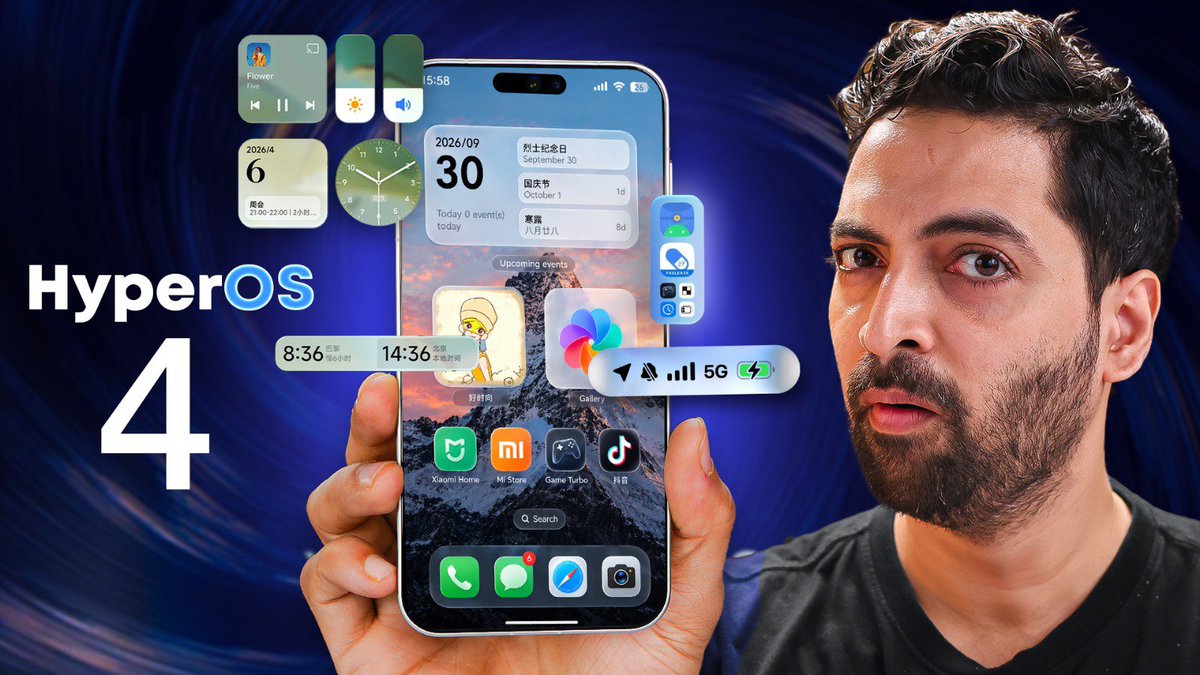 AmreliaRuhez's tweet photo. HyperOS 4 First Look : Android Just Got CRAZY 🔥

Watch Full Video Here https://t.co/XO4FITe12Z https://t.co/NxGK8zR8Rb