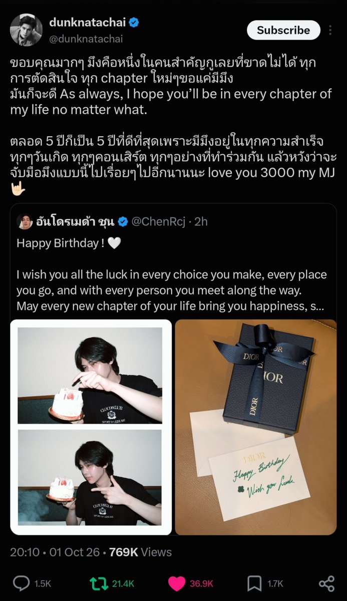 twlghtv's tweet photo. ternyata, seseorang yang merasa dirinya buruk dalam berkata-kata bisa begitu tulus dan dalam ketika berbicara kepada orang yang dicintainya, mungkin benar, kata-kata terbaik memang lahir untuk seseorang yang kita cintai, dan ya ini terjadi di joongdunk☹️🤍

#จุงดัง #JoongDunk https://t.co/ASzVSfE0ug