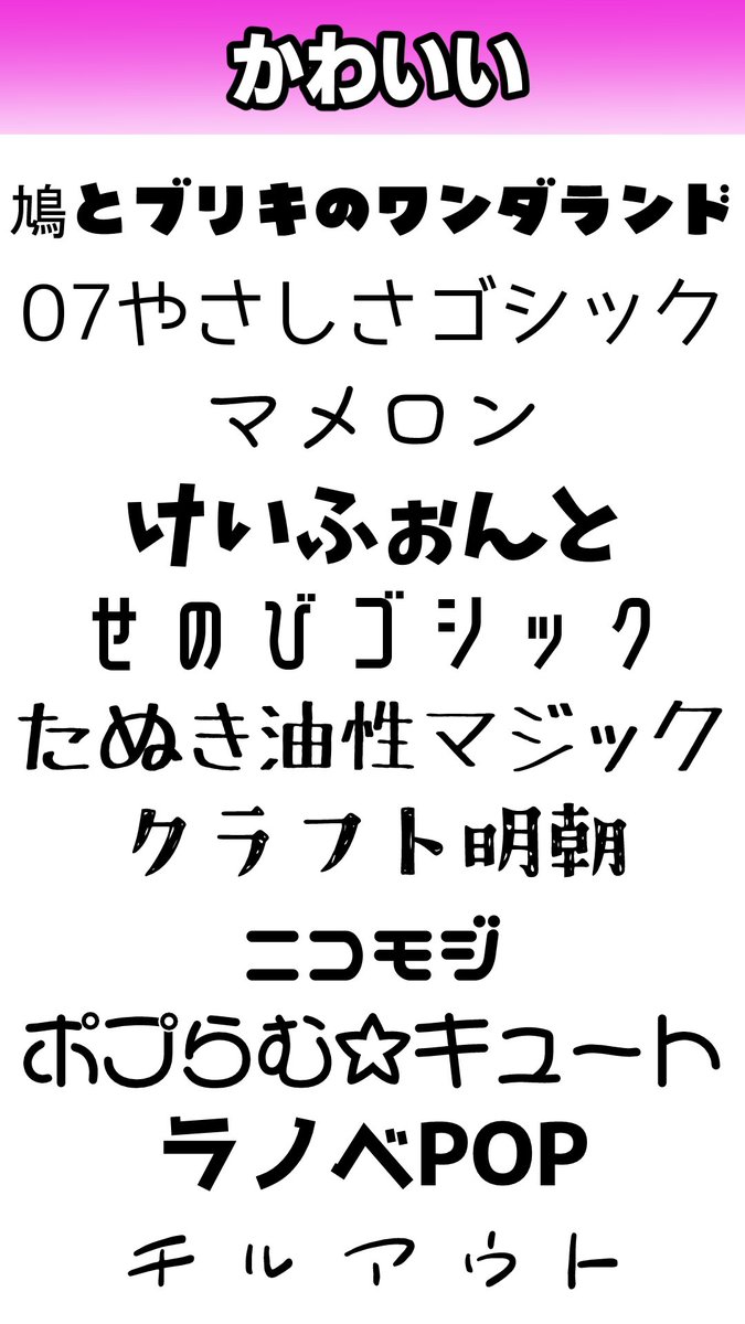 yukkurimahoro's tweet photo. はいおすすめフリーフォント紹介の時間だよ https://t.co/5hBjH86RjZ