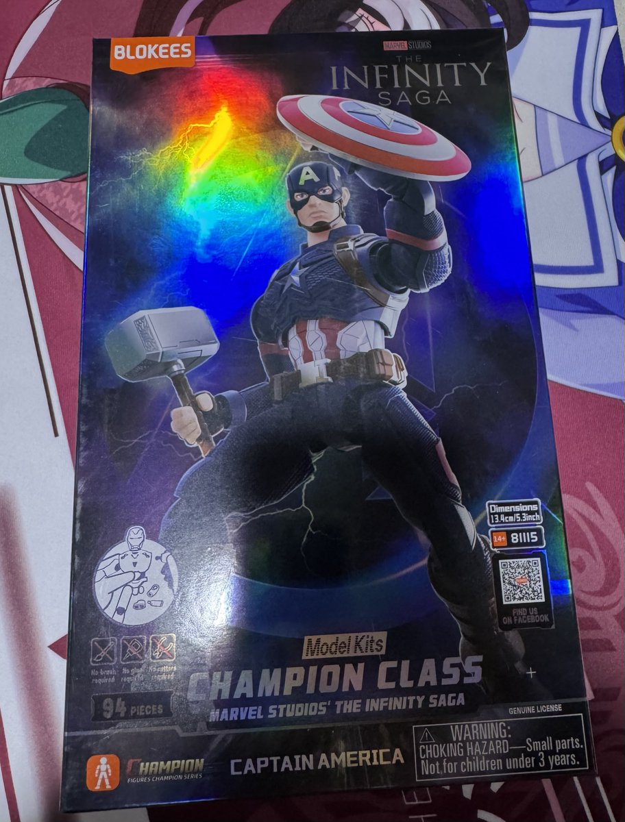 EvansFLOWER's tweet photo. アベンジャーズエンドゲームアンコール見てきました！
これもう別物ですね。
ドゥームズデイに色々サプライズありそう。
ブロッキーズのキャプテンアメリカがあったので買ってしまった https://t.co/lcRWZSzc5f