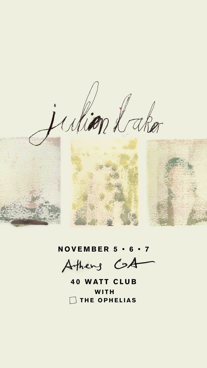 40WattAthens's tweet photo. 🎶 Julien Baker + The Ophelias are coming 40 Watt Club !🎶

Still need tickets? You’re in luck! 🎟️ Tickets are still available for Thursday AND Friday’s shows. 💛

Thursday November  5th - https://t.co/fJvo0eHyWD

Friday November  6th - https://t.co/VVxUIXMjdS https://t.co/uADgDYIS1k