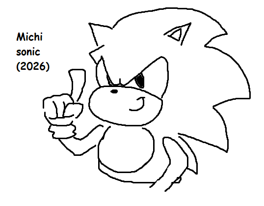Puppet_One's tweet photo. I'm glad not everyone thinks I'm trying to slander post here cause I'm really not

I was a fan of her art back in 2024 but seeing it change  just made me sad

If I wanted to slander Michi I'd post some bullshit mspaint doodle like this and point out every bad thing about it https://t.co/Gu8faWPUme