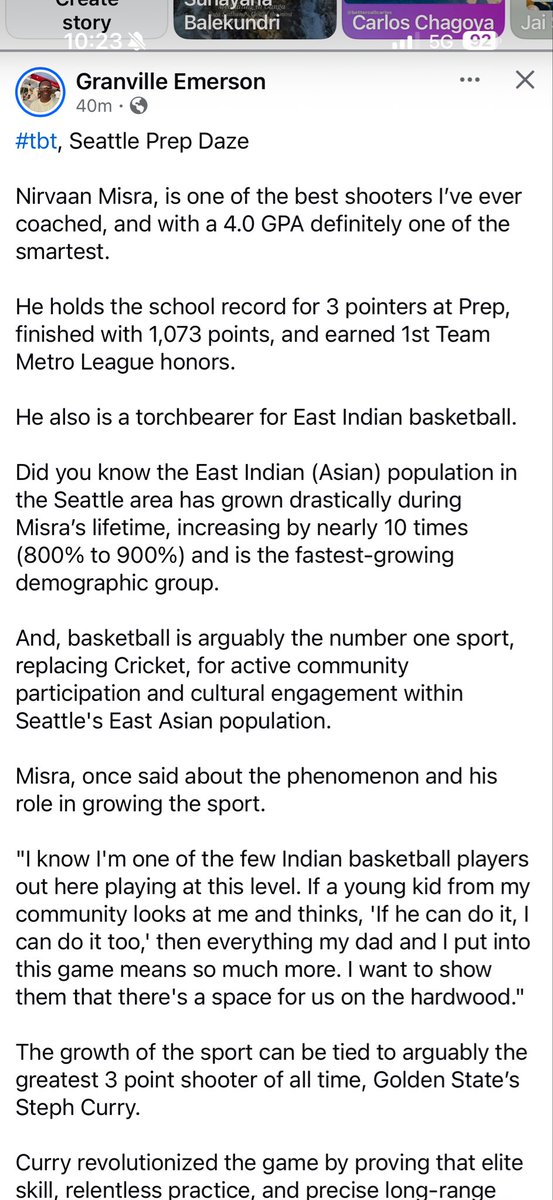 SandeepMisra1's tweet photo. Sharing a tribute from @Nirvaanmisra HS Head Coach. https://t.co/0zYF9R1P9l