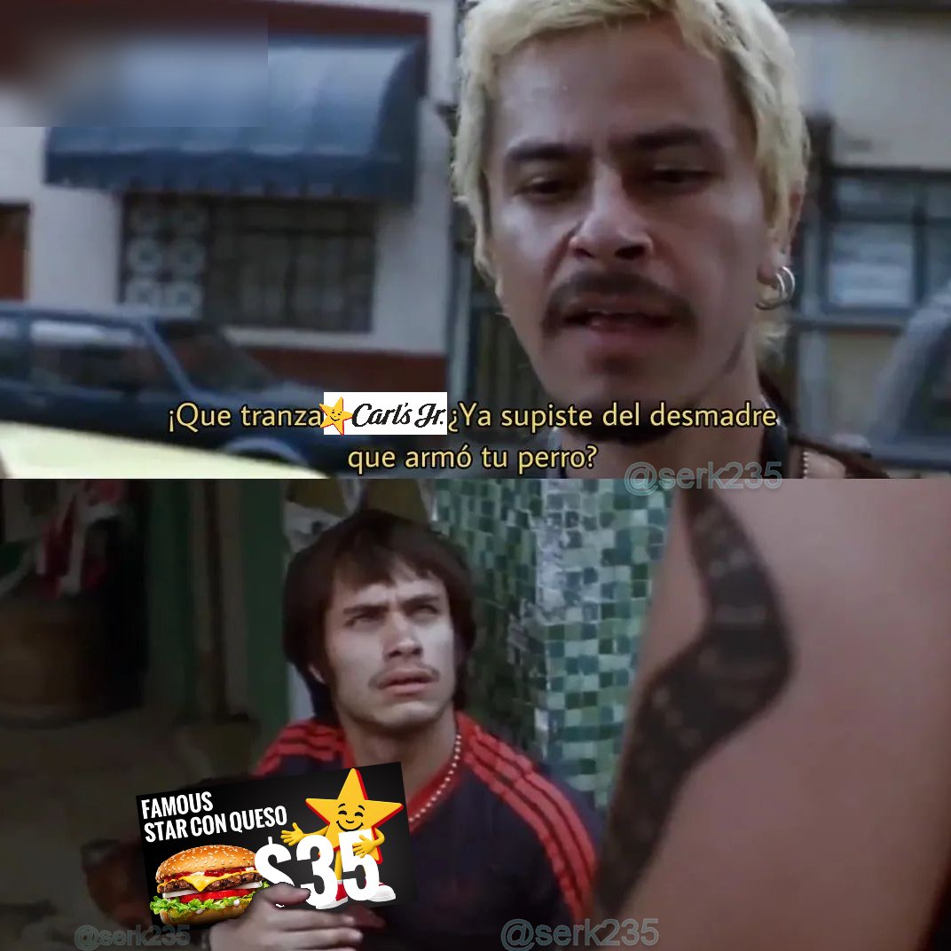 serk235's tweet photo. @CarlsJrMx @CarlsJr #CarlsJr ve lo que ocasionaron tus hamburguesas de a $35... https://t.co/BnjAI4ock5