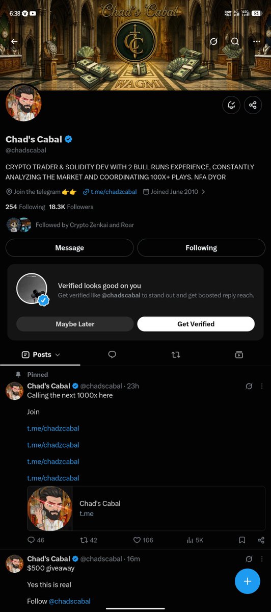 _Passue's tweet photo. @chadscabal Well done and thanks for this great opportunity

JDKagNZjcosvYw7qnCTqFmW3jpkg3p9N2C4YNN89qW1Y https://t.co/zXSprELz1L