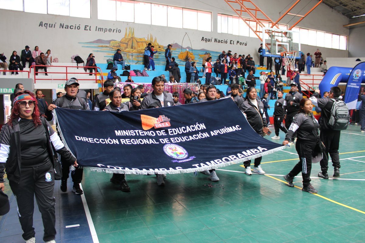 UgelPuno's tweet photo. #UGELPuno | CON GRAN EMOCIÓN Y ALGARABÍA SE DIO INICIO A LOS JUEGOS ESCOLARES DEPORTIVOS Y PARADEPORTIVOS 2026 EN SU ETAPA MACRORREGIONAL https://t.co/Dsa45dj1PW