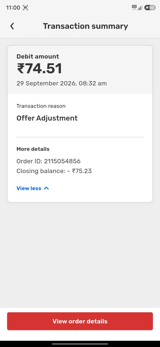 sumit_mal_ik's tweet photo. @bigbasket_com For a Rs 9 undelivered product due to mistake of BB. I was refunded with Rs 2.38 and charged with offer adjustment Rs 74.51
Which makes -Rs 72.13
Seriously,  for a non delivered product instead of getting refund i was charged 72.13 additionally.
What a loot 👏 on name what dntknw https://t.co/xQiQyFeA52