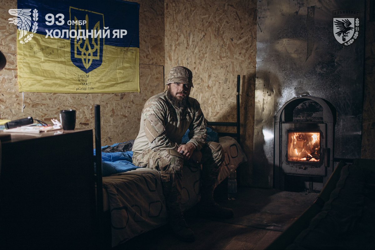 93OMBr1's tweet photo. The soldiers here come from very different backgrounds, but they have one thing in common: the decision to join the military and start over. In the photos are soldiers of the @93Alcatraz specialized infantry battalion, made up of former inmates. Some came here looking for "something to do", while others returned to Donetsk region to defend their own homes. Ahead of the Day of Defenders and Defendresses of Ukraine, we spoke with the soldiers about their experiences and motivations.

In the first photo is "Feniks" the company’s chief sergeant. He joined Alcatraz when the battalion was just being built from scratch. He says he wanted to try something new and work with people who had no previous military experience. Feniks himself has been in the military since 2018.

«It was interesting to find out what kind of people they were, how to work with them, and what to expect from them. And the results speak for themselves. Many see their service here as a chance to change their lives: rebuild connections with their families, gain new knowledge, develop themselves, and eventually, if they have the desire and ability, take on more responsibility and move into leadership positions. But everyone starts with combat».

Today, the chief sergeant says, Alcatraz has not only infantry and assault troops, but is also actively developing its drone component. The soldiers are eager to learn new things, while some already have experience from previous service.

«I spent two months in the infantry, then I became a guide. I was doing that for a long time until I ran into a sabotage and reconnaissance group» – says a soldier with the call sign "Psikh". He joined Alcatraz two years ago after serving a prison sentence and immediately became a platoon commander.

He readily recalls his encounter with a russian sabotage and reconnaissance group, because he now shares that experience with his subordinates and teaches them how to withstand such situations based on what he himself went through:

«I got the guys into position and was heading back. There were five m***erf**kers. They were heading toward Dolha Balka – they had gotten more than five kilometers into our rear. There was a dense tree line, and they were wearing our uniforms. I was heading back when the first bullet hit me in the arm, then another hit me in the side. I was lucky that I suddenly dropped – that’s what saved me»

He says he managed to hide behind a tree and get his first-aid kit. While treating himself, he overheard the occupiers talking and realized they were going to check whether he was dead. He quickly understood that he would have to fight his way out. He managed to shoot three russians, while the other two escaped.

He is convinced that only good training and preparation saved his life.

"Psikh" says he does take a soldier’s previous experience into account – both life experience and military experience. But he adds that he only begins to trust a soldier after combat missions, once everyone has had a chance to show what they are capable of.

«For example, I trust "Zhuk", the platoon commander, because he’s been through a lot too».

"Zhuk" has also been in the battalion for almost two years, just like his comrade. During that time, he has taken part in numerous combat missions, both as part of the battalion itself and alongside attached brigade units. He says he feels he has found his place in Alcatraz.

«People are different, and anyone can have a criminal record. What matters here is what kind of person you are. There’s no such thing as "status" or anything like that. We all fight here, we’re all in this together, and we all stick together. First and foremost, we have to give a person knowledge and experience. Whether they choose to learn and put it into practice is up to them. What matters here is what kind of person you are».