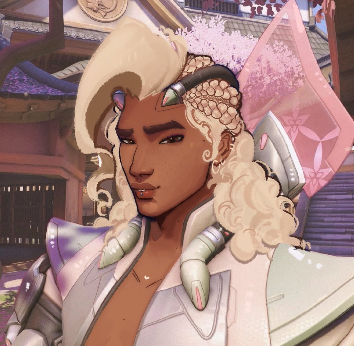 vegepol's tweet photo. Hello blacktober edited my main Lifeweaver for fun #overwatch #lifeweaver https://t.co/MqqF7LLgCf