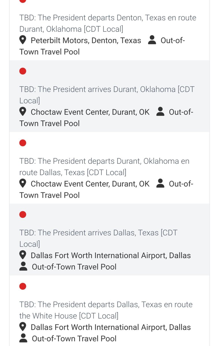 sipjack1776's tweet photo. POTUS departs JB Andrews en route to TX and Oklahoma. 
First stop is at Peterbuilt Motors in Denton, TX.

VC-25A 
#ADFDF9/92-9000/AF1

Backup plane:
C-32A 
#AE4AEC/19-0018/SAM47
@Borrowed7Time @norb420 https://t.co/LxFKy9mkCv