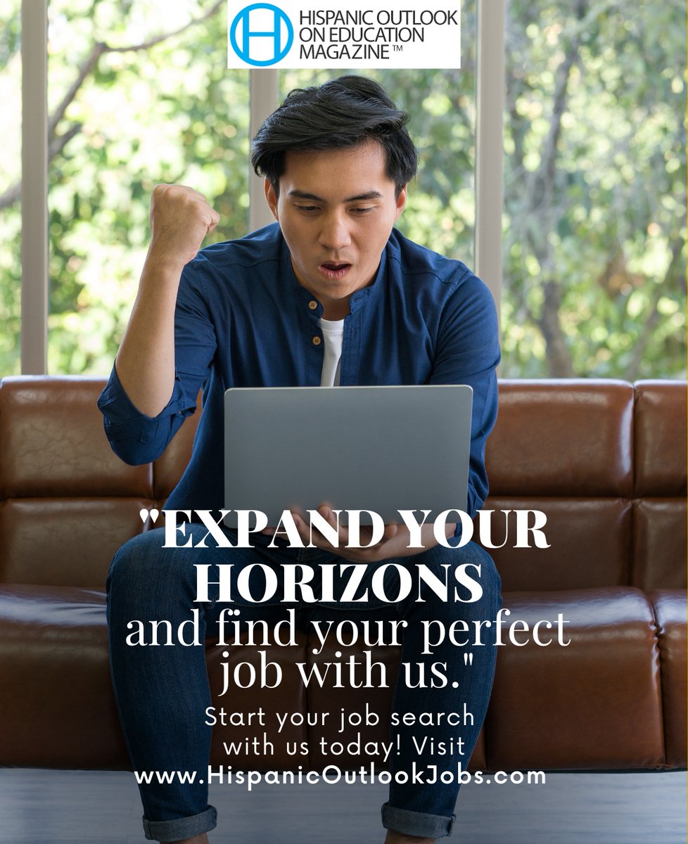 HispanicOutlook's tweet photo. Are you looking to expand your horizons? Try using https://t.co/CksSBUQovS to assist in your job search quest and contact patricia.cruz@hispanicoutlook.com or call (201) 682-0086! #jobsearch #jobsearching #jobseekers #fulltimejobs #parttimejobs #expandyourhorizons https://t.co/U0iYu1CFlv