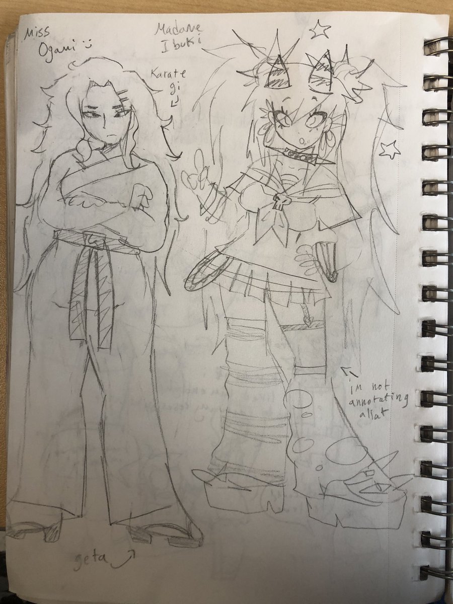 avril_issocool's tweet photo. Some Danganronpa redesigns (I can’t draw Sakuras body type but you get the idea) https://t.co/8fKBv8iS3y