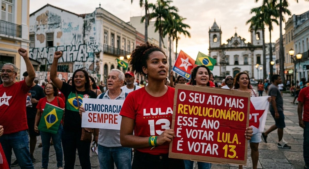 A_Voz_Publica's tweet photo. Sou uma pessoa invariavelmente otimista. Daquelas que sempre veem o copo meio cheio.

Meu digníssimo me chama de Poliana. Os mais velhos entenderão a referência. Eu nem sei qual seria a referência atual para uma Poliana. Nem sei se, nessa versão atual de jovens tão desanimados — culturalmente desanimados, e eu não acho que seja à toa —, ainda exista espaço para uma Poliana.

Mas esses dias eu devo confessar que meu senso de urgência tem produzido em mim um temor real pelo futuro.

Continuo acreditando na nossa capacidade de vencer no primeiro turno. Só que olhar para essa bolha antipetista, especialmente uma parte desse webcomunismo, tem me produzido um sentimento ambíguo. 

Porque é desesperador observar o efeito que décadas de antipetismo produziram na cabeça de uma parte dessa galera que acha que ser de “esquerda radical” passa necessariamente por ser antipetista.

Aí você fica vendo gente repetir que o problema é o NAF, é a privatização, é a concessão, é isso, é aquilo, quase como papagaio, enquanto ignora a realidade concreta que está diante dos olhos.

E atenção: eu não estou dizendo que essas discussões não existem ou que não devam ser feitas.

Existem.

Só que a realidade material da eleição também existe.

As pesquisas mais recentes continuam mostrando uma disputa muito concentrada entre Lula e Desmaio, ainda que os institutos apresentem diferenças entre si: o Datafolha de 28 de setembro marcou 40% a 36%; o Meio/Ideia, divulgado nesta semana, 39,4% a 38,4%. Isso não permite decretar resultado, muito menos transformar segundo turno em certeza, mas deixa bastante claro onde está concentrada a disputa presidencial neste momento. 

E aí eu fico vendo pessoas cuja análise política supostamente parte da realidade concreta tratando como questão quase secundária o fato de que, no mundo real, a escolha presidencial está extremamente concentrada entre um governo ao qual elas atribuem NAF, privatizações, concessões e todos os outros pecados da lista e, do outro lado, um projeto que elas próprias dizem considerar ainda pior.

Aí a pessoa não para para pensar sobre a contradição.

E talvez não seja por acaso que uma sociedade consiga chegar ao ponto de praticamente se dividir ao meio diante de projetos políticos tão diferentes.

Também não é por acaso que milhões de pessoas escolham Lula.

E é justamente aí que, para mim, entra o materialismo.

Porque minha realidade material mudou com os governos Lula.

Eu pude dar um futuro diferente aos meus por causa disso.

Não estou falando de uma abstração teórica. Não estou falando de um gráfico que vi ontem ou de uma frase de campanha.

Eu vivi.

E as coisas não estão bem. Evidentemente não estão.

Só que o materialismo histórico, a dialética e até as minhas evidências anedóticas — porque materialidade também passa pela experiência concreta das pessoas — me impedem de fingir que nada aconteceu ou que qualquer governo teria produzido necessariamente o mesmo resultado.

Eu não tenho uma máquina do tempo para afirmar exatamente qual Brasil teríamos hoje se 2002 tivesse terminado de outra maneira.

Mas eu sei qual Brasil existia.

Em 2003, o Nordeste ainda concentrava níveis brutais de pobreza e desigualdade; um levantamento posterior do IBGE mostrou que, com dados daquele período, 77% dos municípios nordestinos tinham mais da metade da população vivendo na pobreza. 

E sei também o que aconteceu depois.

Entre 2003 e 2011 houve crescimento da renda domiciliar, redução da desigualdade e queda da extrema pobreza, com crescimento da renda mais forte nas regiões mais pobres. O Ipea identifica nesse processo tanto o crescimento da remuneração do trabalho quanto políticas como o Bolsa Família, especialmente importantes em partes do Nordeste. 

Então eu não preciso inventar uma linha do tempo alternativa para dizer que alguma coisa material mudou.

Mudou.

Eu vi.

Minha família viu.

Milhões de pessoas viram.

👇