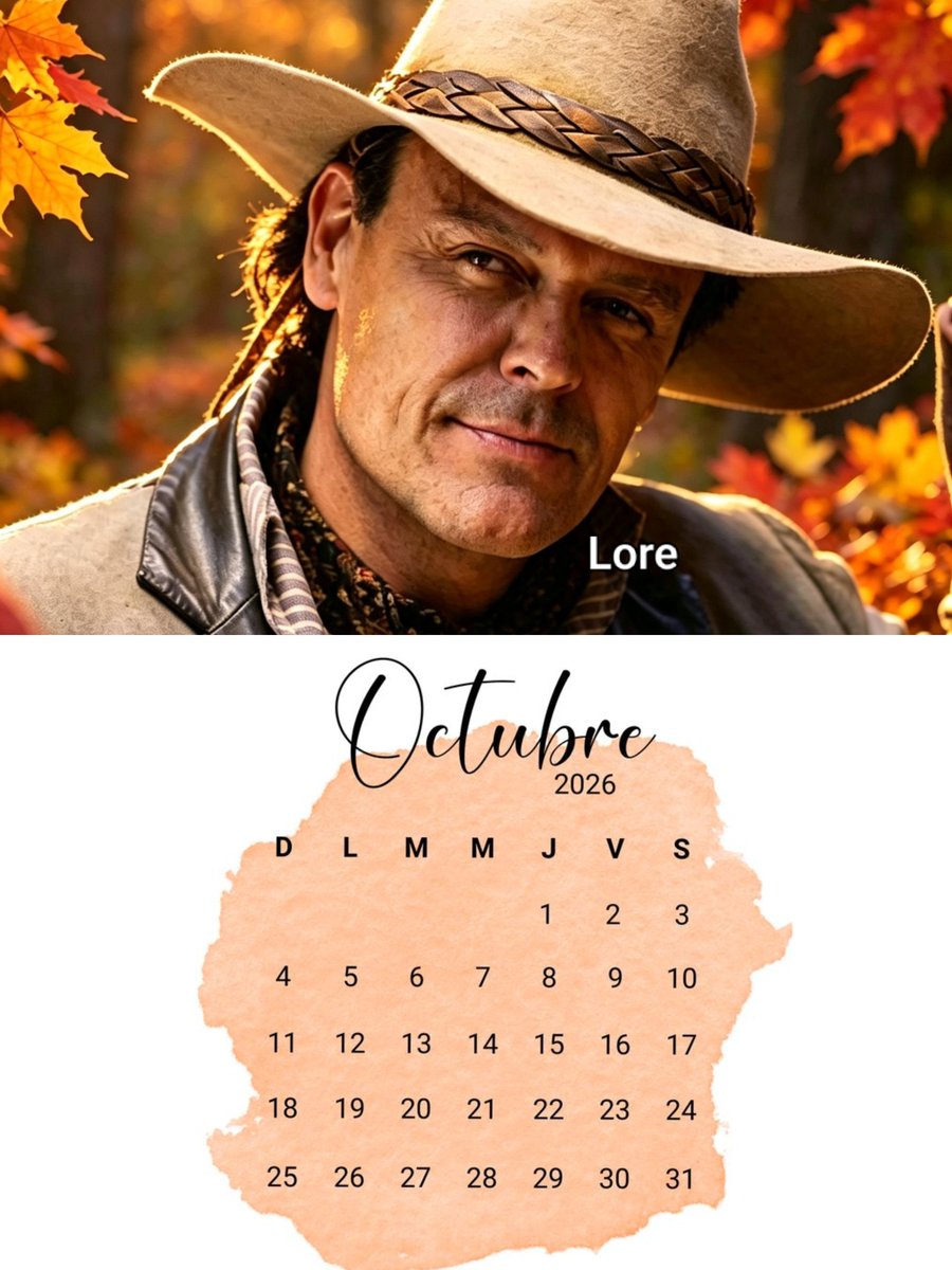 LorenaLudivina's tweet photo. Les dejo su Calendario del mes de Octubre con el más guapo @pedro_fer  🍁🍂  #DimeMiAmor #PedriFans #YoAmoAPedroFernandez 💞 https://t.co/1vp8OPr4X1