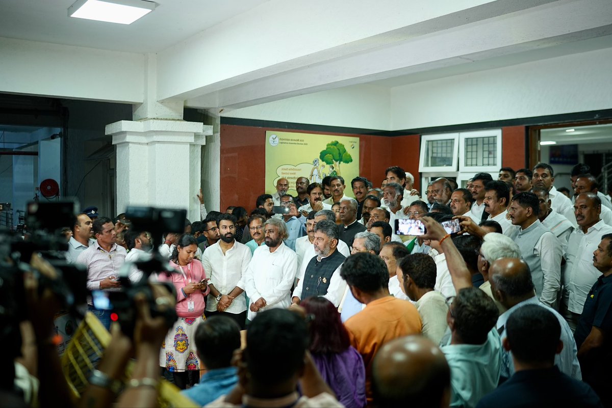 DKShivakumar's tweet photo. Every vote matters. Every voter matters.

Today, along with my Cabinet colleagues and senior Congress leaders including Former CM Shri @siddaramaiah, KPCC President Shri @HariprasadBK2, DCM Shri @DrParameshwara I met the Chief Electoral Officer and submitted a detailed representation regarding the serious concerns over the alleged bulk filing of Form 7 applications seeking deletion of voters.

We have brought to the notice of the Election Commission several cases where Form 7 applications appear to have been generated and distributed at the grassroots level, containing EPIC numbers and details of voters. There are also complaints from citizens who have found their names or voting rights affected, with FIRs registered in different districts.

The Election Commission has assured us that action will be taken against anyone who knowingly makes false statements or declarations in Forms 6, 6A, 7 and 8.

ERO-level action under Section 31 of the Representation of the People Act, 1950, will follow an inquiry under Rule 20 of the Registration of Electors Rules, 1960.

The Election Commission has also directed that Form 7 applications for deletion on the grounds of death must be supported by a death certificate, while applications citing duplicate entries must mention the second EPIC number in the BLO remarks.

Whether the number is one, ten, 25,000 or 25 lakh, the investigation must take its own course. Where were these forms printed? How were they generated? Who distributed them?

It is my bounden duty as Chief Minister to protect the votes of the citizens of Karnataka and to protect every section of our people.

The FIRs already registered will be investigated by the police and the Government will not interfere in the process.

The law will take its own course. I will stand firmly with every voter and protect their right to vote.

#SIR | #VoteChori