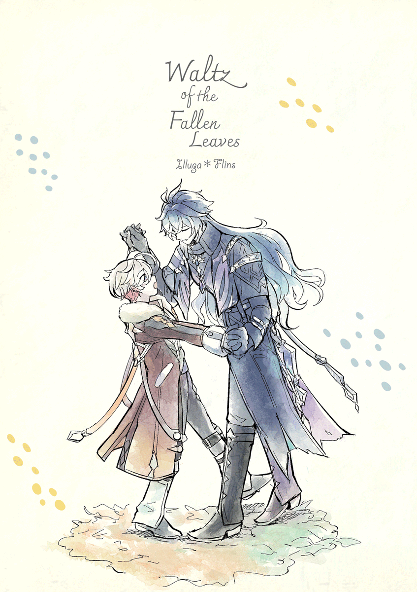 fana1616's tweet photo. イルンズ🪶🕯　10/11スパーク新刊
西4Ｋ21b　A5/40P/全年齢

ちょっとずつ距離が近くなる短編3つ
半透明表紙＋白インク印刷　葉っぱをめくると2人が出てくる感じになる(はず…)
リプにてサンプル https://t.co/CT1y9LDVPT