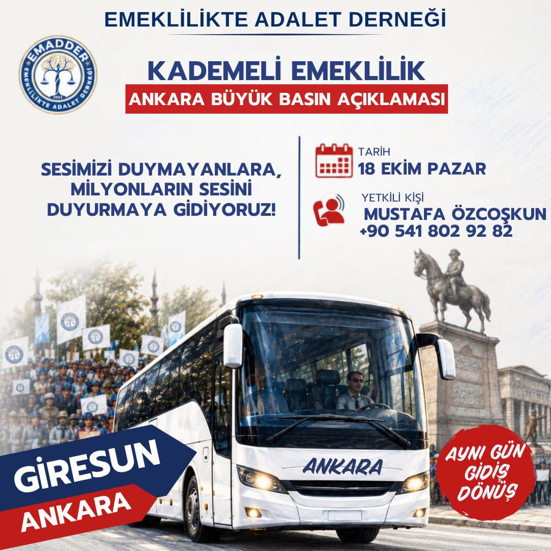 UyarmaServisi's tweet photo. Kademeli Emeklilik Anayasal Hakkımızdır ✊✊

Resmi gazeteye kadar 
Plana sadık ilerleyeceğiz ‼️‼️
@EmadDernegi
Giresun Temsilciliği 
#MeclisSıraKademede https://t.co/Gyi4LygcRa