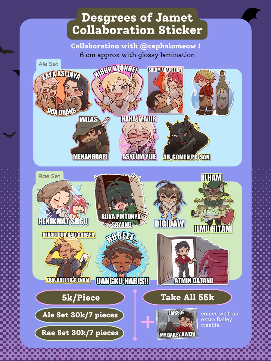 Impale_ite's tweet photo. [🔁 + 💜 appreciated!]
.✦ Impale_ite's #CF23 PO and #CF23catalouge is open! .✦ 

⏳PO period 1-4th of October 2026
⭐Pick up OTS only!
📍Comifuro 23 BOTH DAYS
📍Booth no. B.50

🔗PO link here : https://t.co/gRx7zJajZo

𑣲⋆ Degrees of Lewdity DoL only!

#comifuro23 https://t.co/bGGqWY81wP