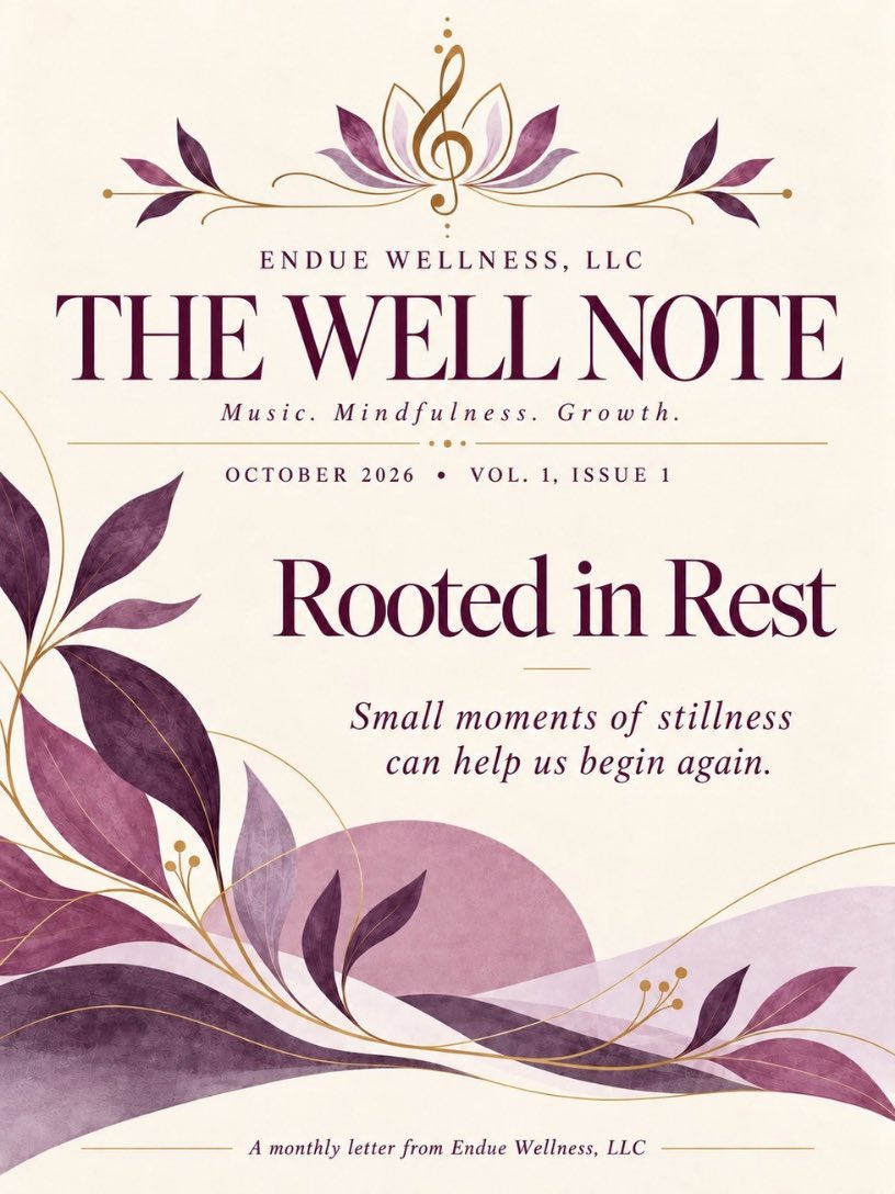 enduewellness's tweet photo. Endue Wellness, LLC is now hosting a monthly newsletter. Feel free to download and use to stay grounded, stay glowing and Endue it with grace! https://t.co/An0LGCsja2