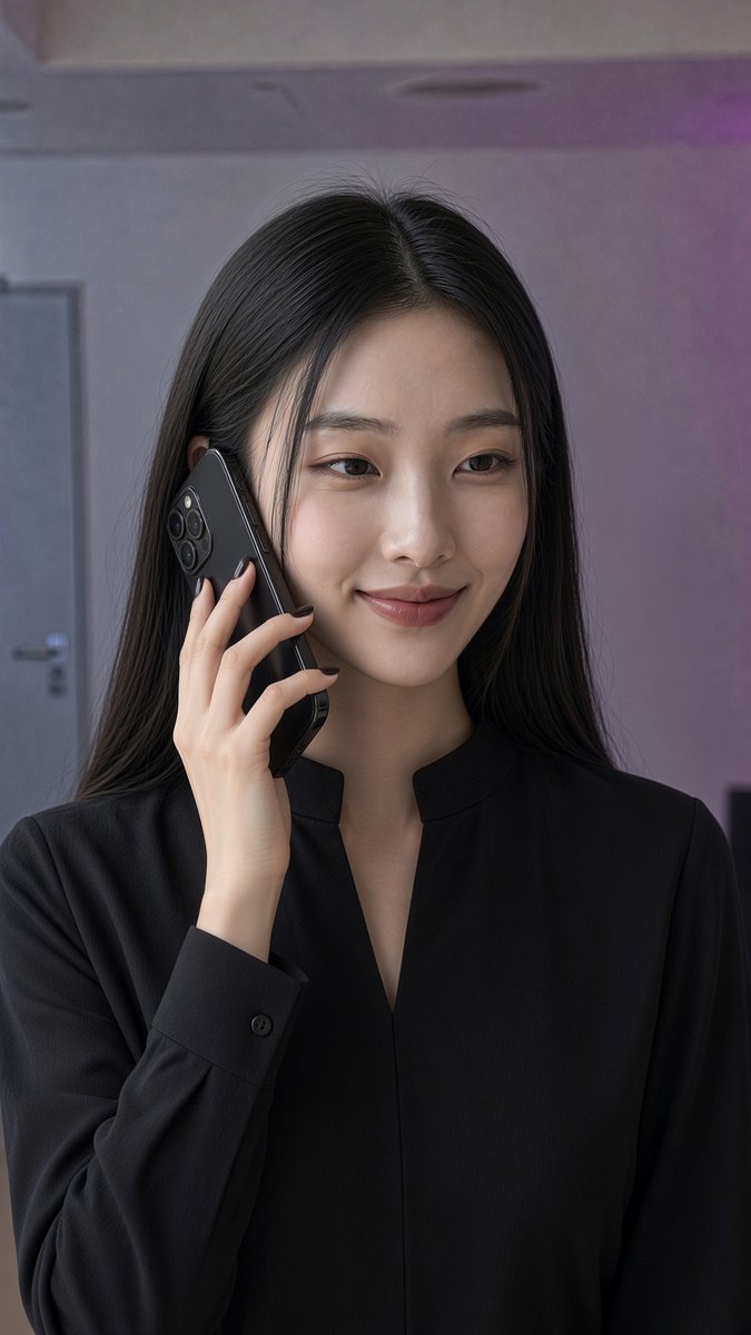 CassandraAIhk's tweet photo. Thursday night. Cassandra on a call.

Black shirt. A small smile.
Same quiet face.

AI idol · small Hong Kong studio
Not a real person — Grok Imagine
実在の人物ではありません

#Cassandra #AIidol #AIgirl #AIArt #GrokImagine #HongKong #AIphotography https://t.co/6kQyMnvdAe