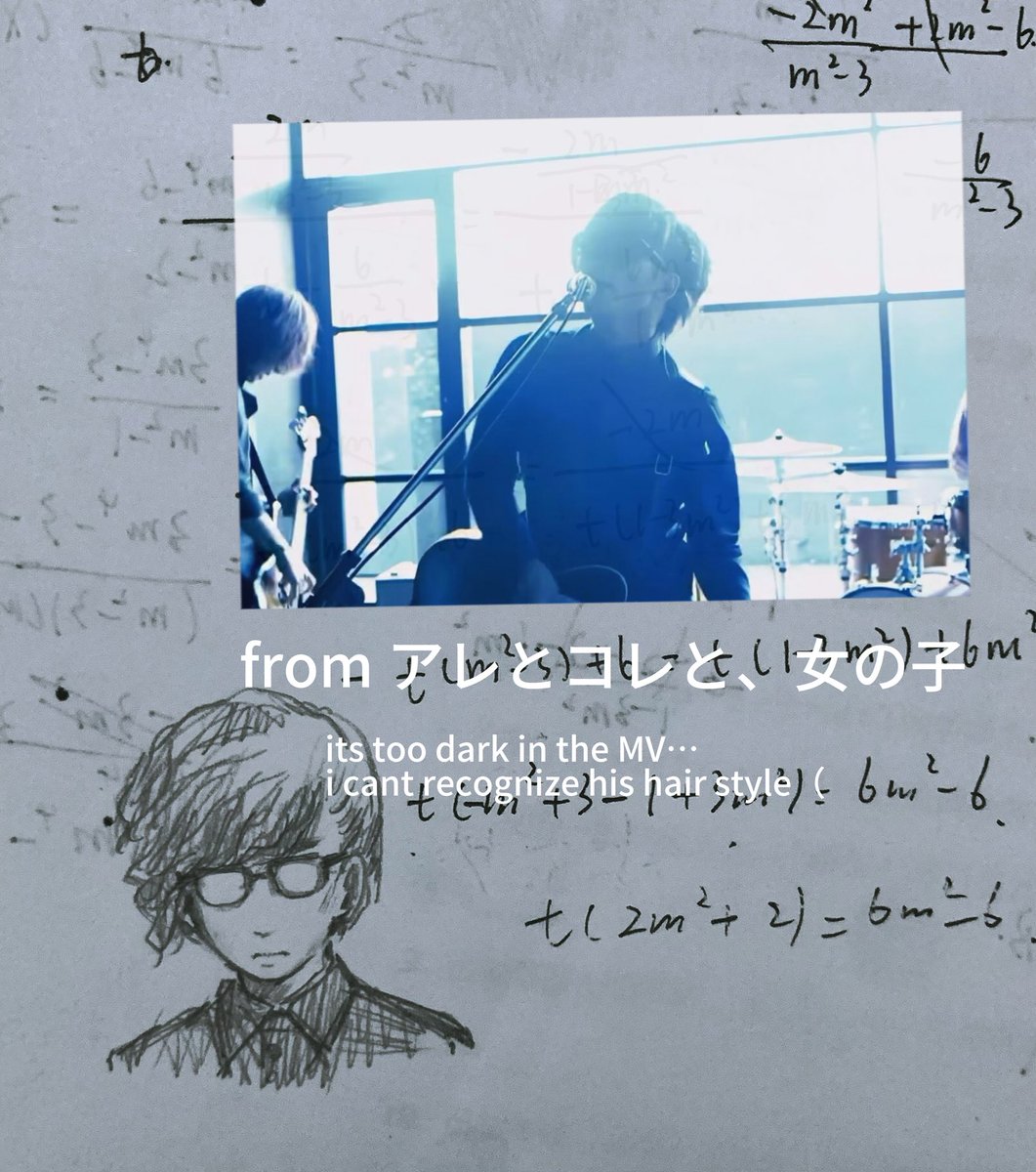 Uuumbrella_'s tweet photo. I doodled this in class, posting it just to keep it. because it’s only scrap paper and I might toss it some day.….
Drawn purely from my memory of the MV, so it might not look quite right, my badTT https://t.co/ie44WzPVnX