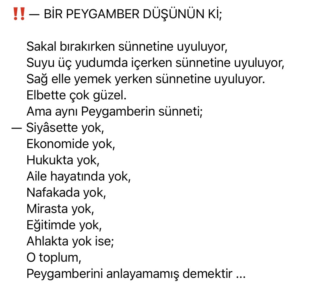 mahmutdanaci's tweet photo. Kaçımız böyle düşünüyor ve böyle yaşıyoruz acaba https://t.co/H8ntwxJtrX