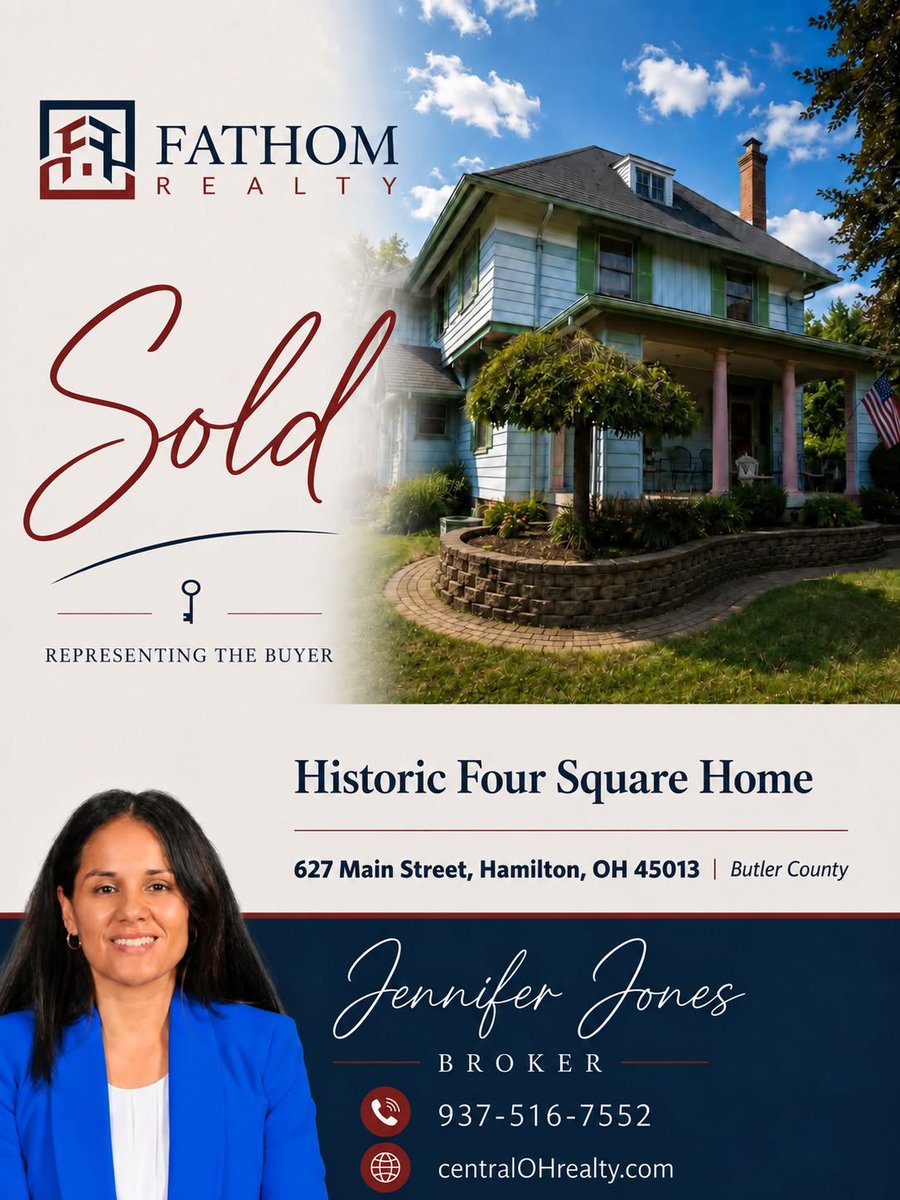 centralohrealty's tweet photo. SOLD 🗝️

Buying a home in Ohio while living in Georgia took flexibility, communication and teamwork. From finding the right home to a remote closing, everyone stayed connected.

Congratulations on your new home in Hamilton!

https://t.co/mjQZdnGpGI

#HamiltonOhio #OhioRealEstate https://t.co/53lWh8IsWm