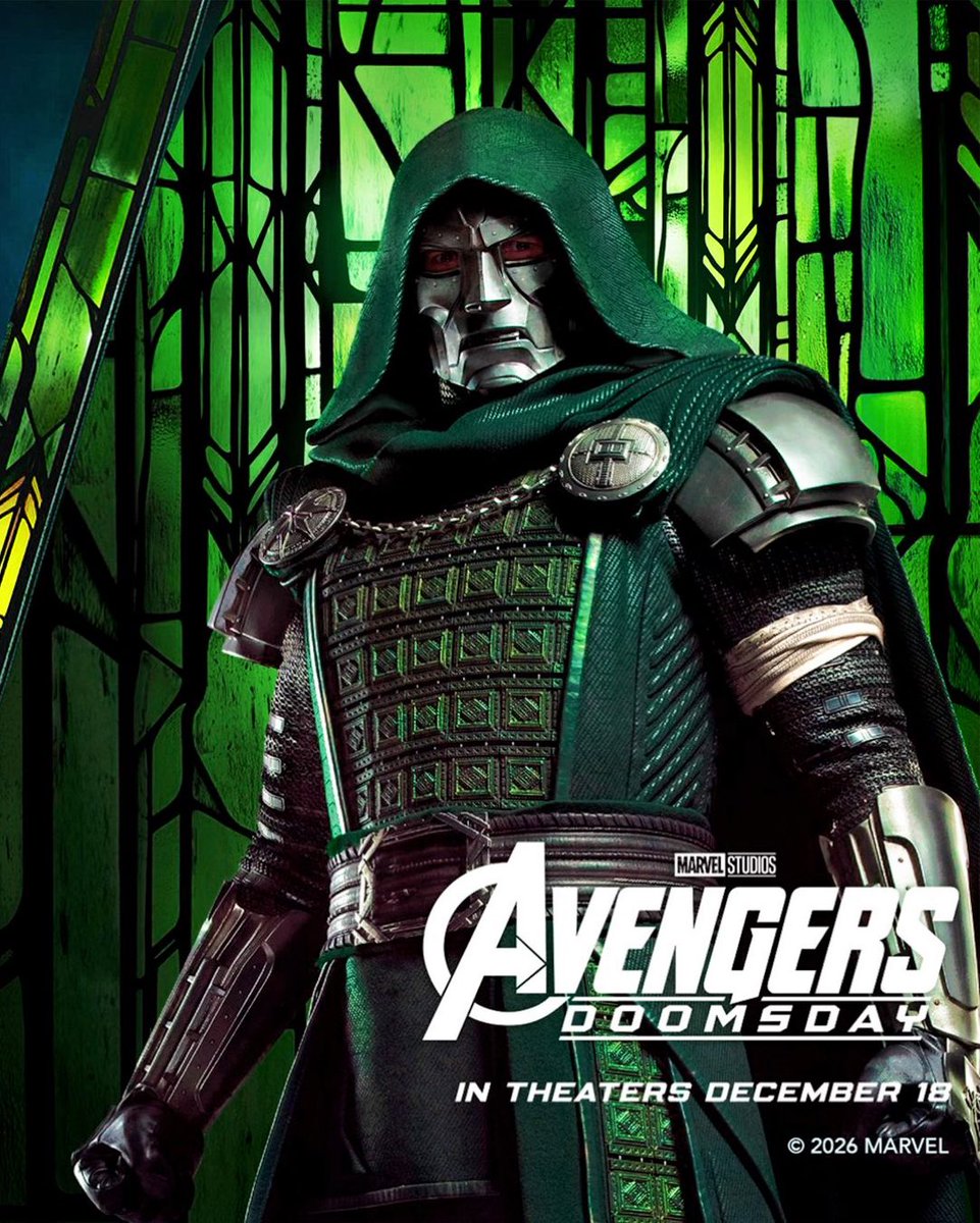 AvengersUpdated's tweet photo. New look at Robert Downey Jr as Doctor Doom in ‘AVENGERS: DOOMSDAY’

(📸: @MCU_Direct) https://t.co/wZirXeJ2IA