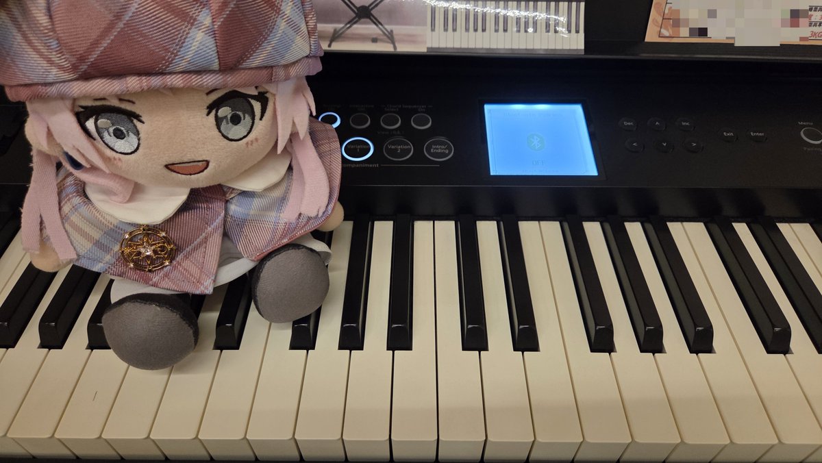 s095339's tweet photo. 電子ピアノを見に来ました〜！🎹　
そんなに高くないけど、仕事を始めてから練習の時間があまり作れないから、買うかどうか迷っています...
でもひとつだけ決まったことがあります。迷子集会の「僕、私、迷子中」のコーナーに送るお便りの内容ですね...😂 https://t.co/Inbc130M9z