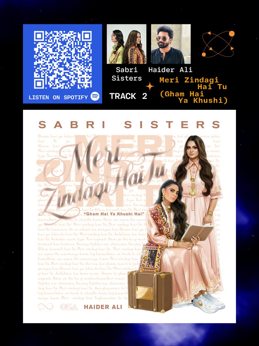 UmusicPk's tweet photo. A timeless legacy, reimagined.
New voices. New sounds. One Ustad.
From Jogi to Maikhana, swipe for the full lineup + tracklist.
Presave Ustad. Link in bio.
#universalmusicpakistan #ustad #nfak #jogi, #andazekaram #sukhmahi #maikhana https://t.co/WCaK4jWrUQ