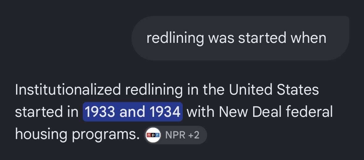 mayudiusen's tweet photo. @mjanes_007 @SteveCortes @TomTiffanyWI Redlining segregated Milwaukee and African Americans have suffered ever since. https://t.co/xMaXi64W81
