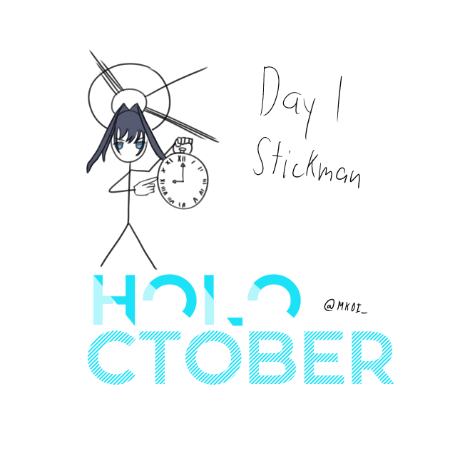 MK0I_'s tweet photo. Day 1: Stickman
#holoctober #kronillust https://t.co/gMxrZhMUqg