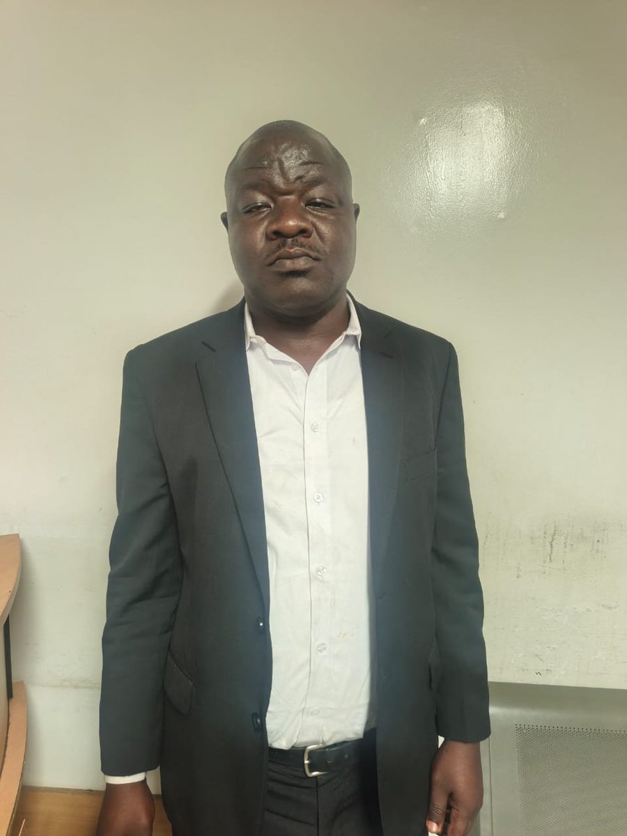 DCI_Kenya's tweet photo. 14 HELD AS DCI BUST SUSPECTED COUNTERFEIT CURRENCY OPERATION IN NAIROBI

DCI detectives based at the Jomo Kenyatta International Airport (JKIA) have arrested 14 suspects, among them three serving police officers and several foreign nationals, following a raid on a warehouse in the Vision Plaza Industrial Area, Nairobi, where suspected counterfeit US currency, fake gold bars and materials believed to be used in the production of counterfeit currency were recovered.

The operation, mounted on October 1, 2026, followed a complaint by a US national, Alkhalifi Ibrahim Hassan, and recorded at the JKIA Police Station.

The suspects, comprising Kenyan and foreign nationals from Nigeria, Cameroon and Sudan, as well as three police officers attached to the Security of Government Buildings (SGB), Uhuru Camp, were arrested after DCI officers searched the warehouse located behind Vision Plaza. Two officers were armed with Beretta pistols whereas their other accomplice was armed with a Chalbi pistol. 

The suspects are, Anthony Oyieka Namani- Nigerian, Soulemanou- Cameroonian, Abbas Ibrahim Mohamed- Sudanese, George Kinyanjui, Geofrey Omondi Juma, William Kimolo, Solomon Ndeda, Raphael Wayaya, Kevin Barasa, Erick Honla, Maureen Ogany, Cpl Joseph Otenyo Okimba, APC Douglas O. Odira and APC Felix Oyawa Odhiambo

A total of 31 sealed black pallets were recovered. Further scrutiny established that three of the pallets contained 156 bundles of US$100 notes suspected to be counterfeit, while the remaining pallets contained cement.

Detectives also recovered a plastic box containing 65 pieces of gold bars suspected to be fake; a box containing assorted chemicals suspected to be intended for the manufacture of counterfeit currency; and another box containing assorted papers printed with US dollar notes.

Other exhibits recovered included a black bag containing 13 bundles of US$100 notes suspected to be counterfeit, assorted aluminium seals, seven cartons of UN blue plastic seals, two Kenya Revenue Authority reflector jackets, two empty suitcases, a green pallet-strapping roll, a padlock cutter and a hacksaw.

The scene was processed and the exhibits secured as investigations continue to establish the circumstances surrounding the suspected counterfeit currency operation and the identities and respective roles of those involved.

The suspects are currently assisting detectives with ongoing investigations, with appropriate legal action to follow upon completion of the inquiry.

#FichuaKwaDCI. Call 0800 722 203 (Toll-free) or WhatsApp at 0709 570 000 to report anonymously. Usiogope