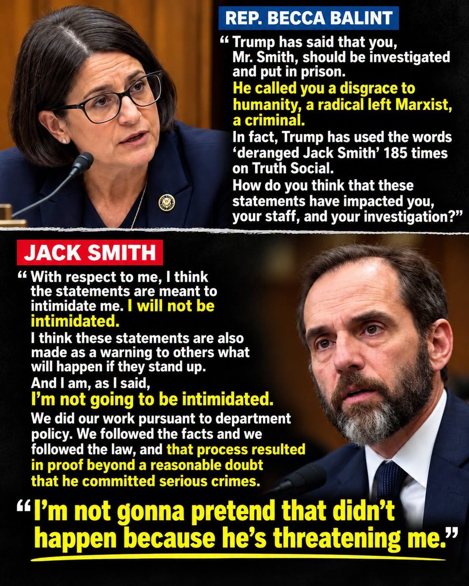 JamesTate121's tweet photo. Hero of the year! Time Magazine, how about it? A lion doesn't turn around when a dog barks. Go Jack Smith! https://t.co/mrGyUB1YRU