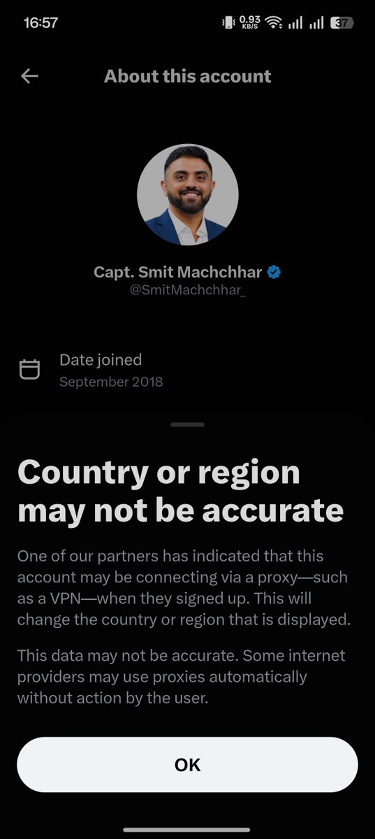 dopdopinder's tweet photo. @SmitMachchhar_ Fake account, at least keep the spelling of your name consistent.
Account created today in 2018? https://t.co/Ygp99H4DSz