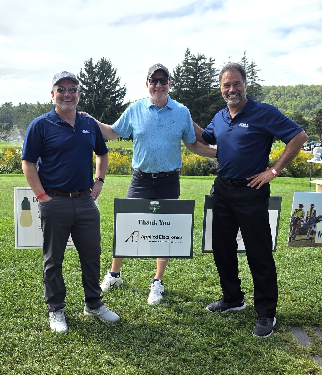 Applied_tweets's tweet photo. Thank you to Hospice Mississauga for hosting another successful Hospice Mississauga Golf Classic and making a meaningful difference. 
#AppliedElectronics #AEL #HospiceMississauga #GolfClassic #Community #CommunitySupport #Sony #3DotTechnologies #Mississauga https://t.co/2ri8mzxvPL