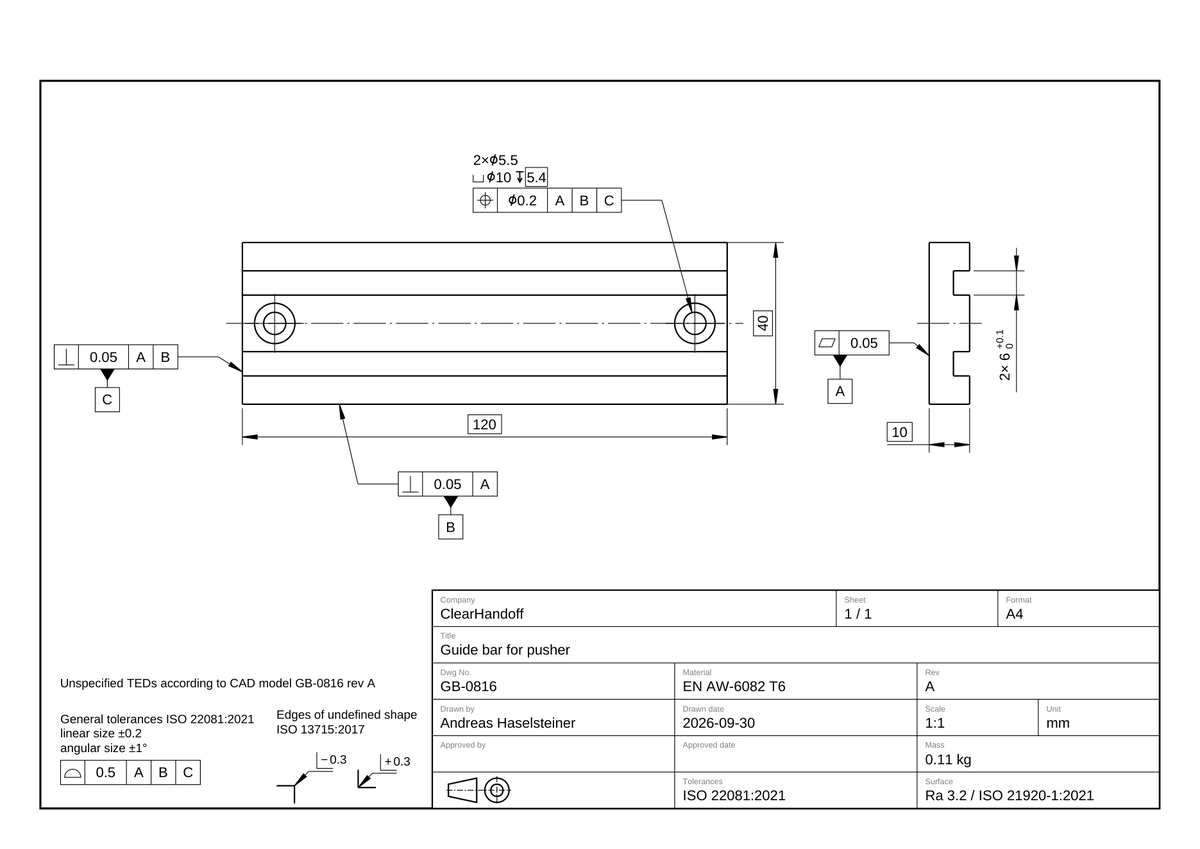 AndreasHsteiner's tweet photo. Your colleague sends you this drawing for review. Would you catch the error?

Version 2.2 of Pen, our AI drawing assistant, is out. It understands those tricky ISO GPS drawings much better now. 

Read more about 2.2 and what's wrong in this drawing here: https://t.co/FOrVd7XnSj https://t.co/MkaA52tnUZ